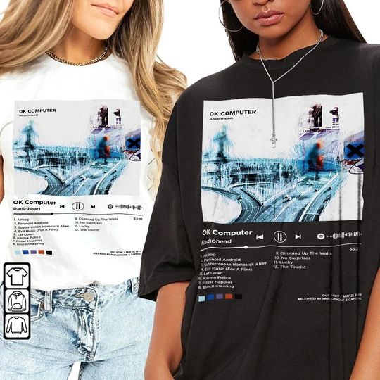 Discover OK Computer Album Tracklist Shirt