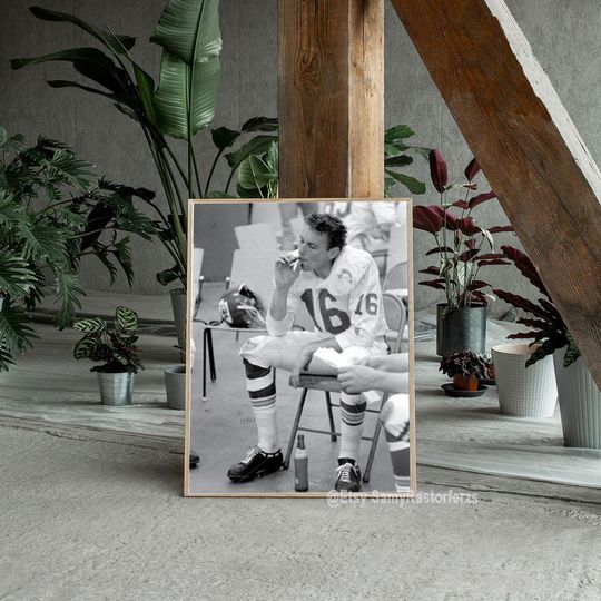 Discover Iconic LEN DAWSON Wall Decor Poster