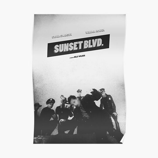 Discover sunset blvd. Premium Matte Vertical Poster