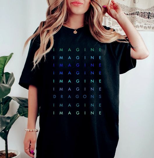 Discover Vintage Imagine Dragons Font Shirt
