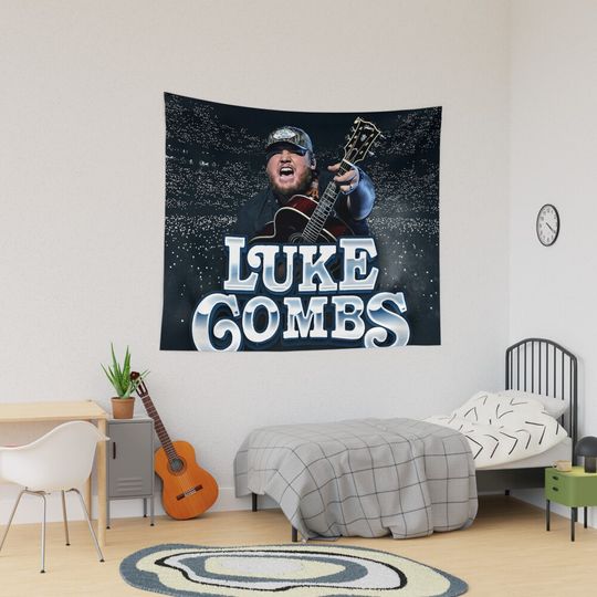 Discover Lukee Comb the world Tour 2023 Tapestry