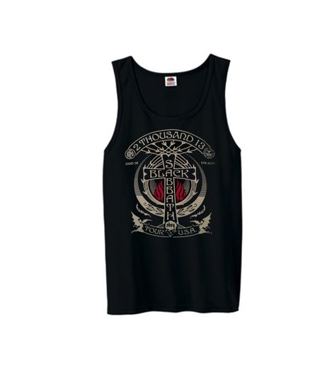 Discover Punk rock band  black sabbath U.S.A TOUR Tank-top