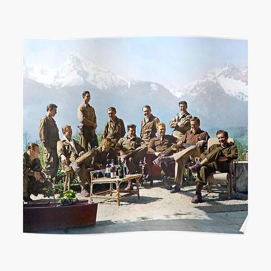 Discover Easy Company 1945 Premium Matte Vertical Poster