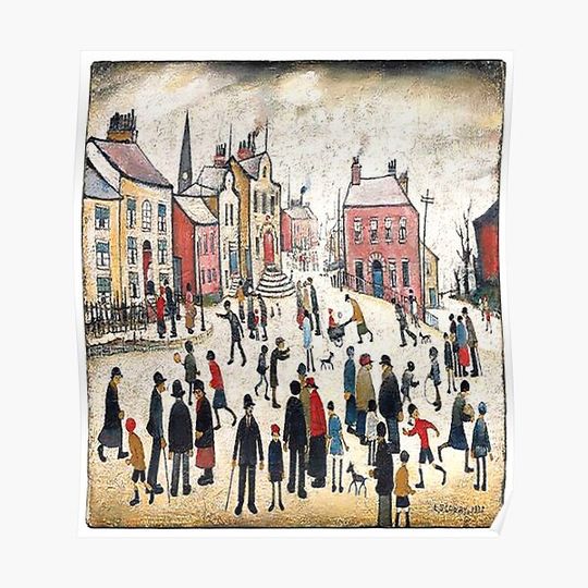Discover l s lowry 1887 1976 C N 10 Premium Matte Vertical Poster