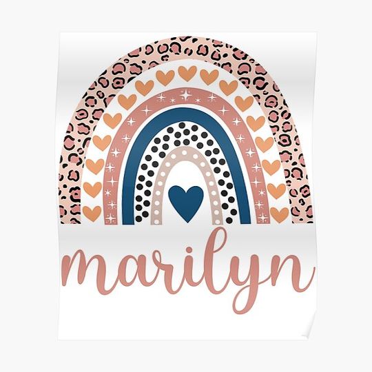 Discover Marilyn Name Marilyn Birthday Premium Matte Vertical Poster