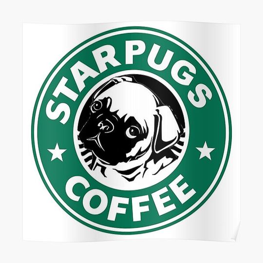 Discover Starpugs Coffee Premium Matte Vertical Poster