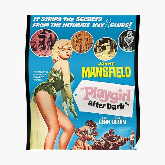 Discover So Funny Jayne Mansfield Movie Actress American Classic Fans Premium Matte Vertical Poster