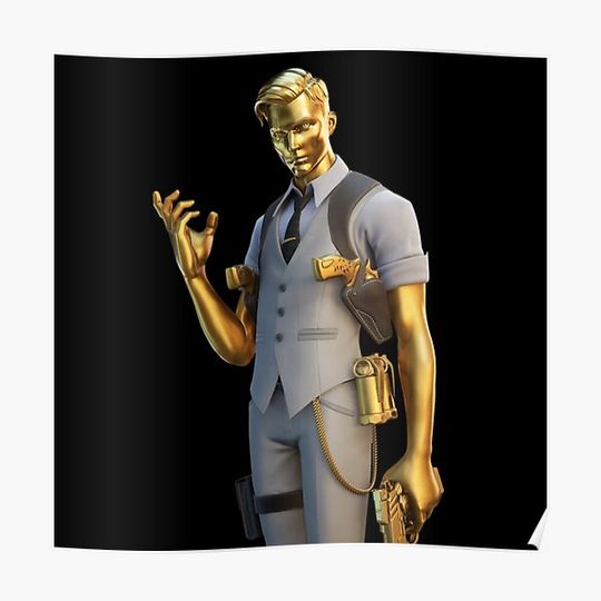 Discover Gold midas skin 2 Premium Matte Vertical Poster