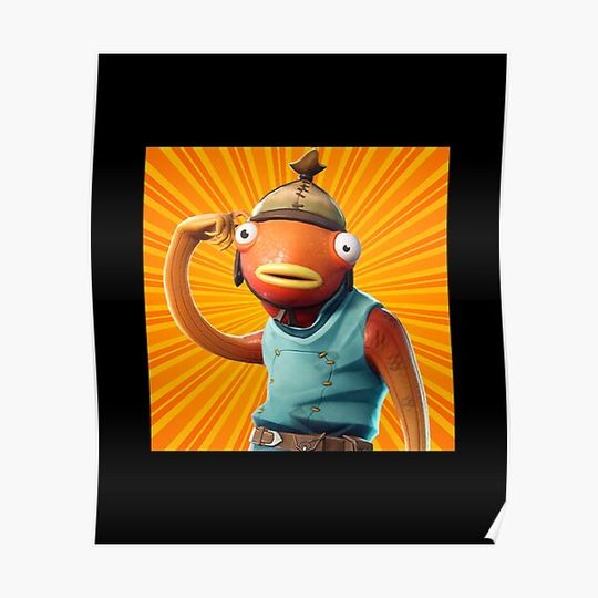 Discover Funny Fishstick Skin Premium Matte Vertical Poster