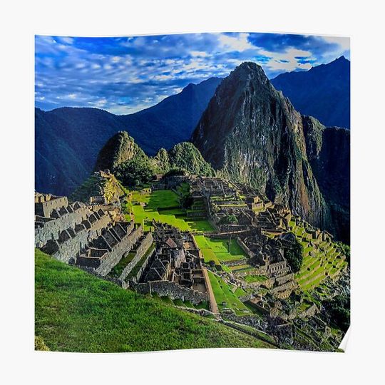 Discover Machu Picchu, Peru Premium Matte Vertical Poster