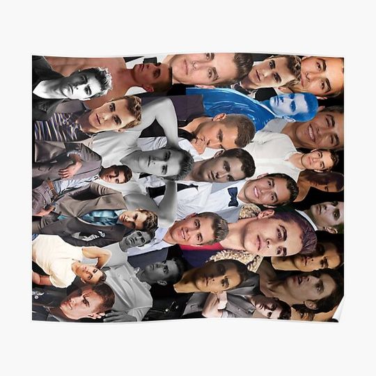 Discover dave franco photo collage Premium Matte Vertical Poster