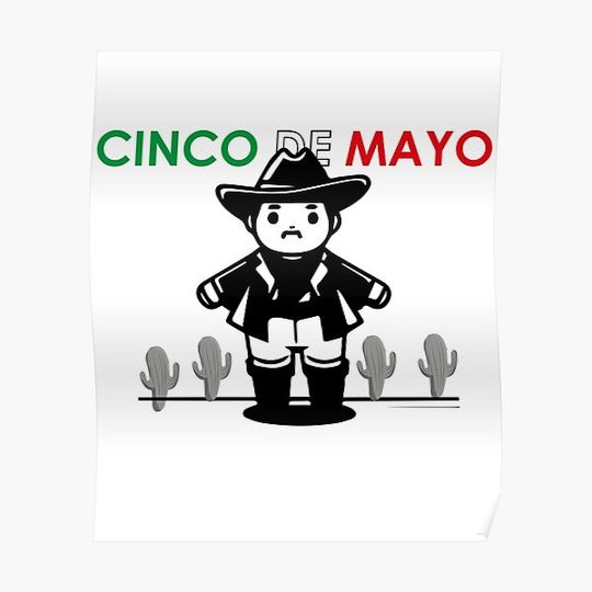 Discover Cinco de Mayo - Proud Mexican Premium Matte Vertical Poster