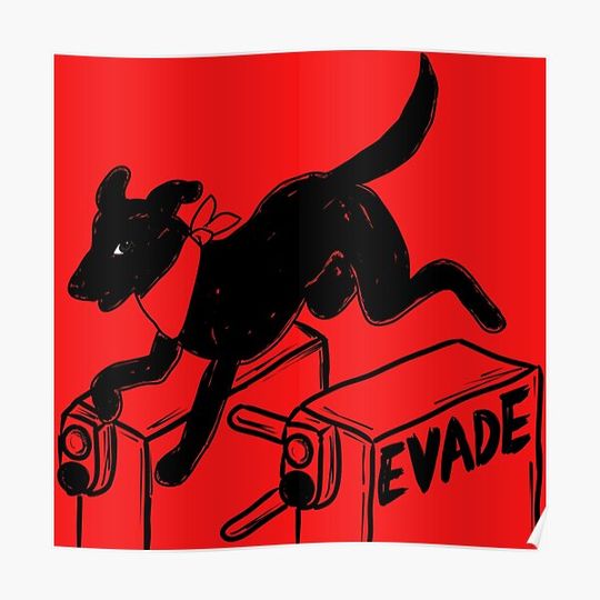 Discover Negro Matapacos - Evade Premium Matte Vertical Poster