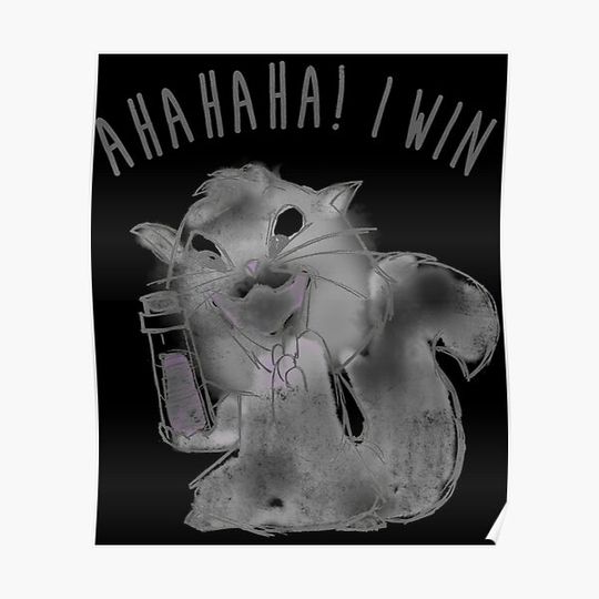 Discover Emperor_s New Groove Yzma Cat Ahaha I Win Premium Matte Vertical Poster