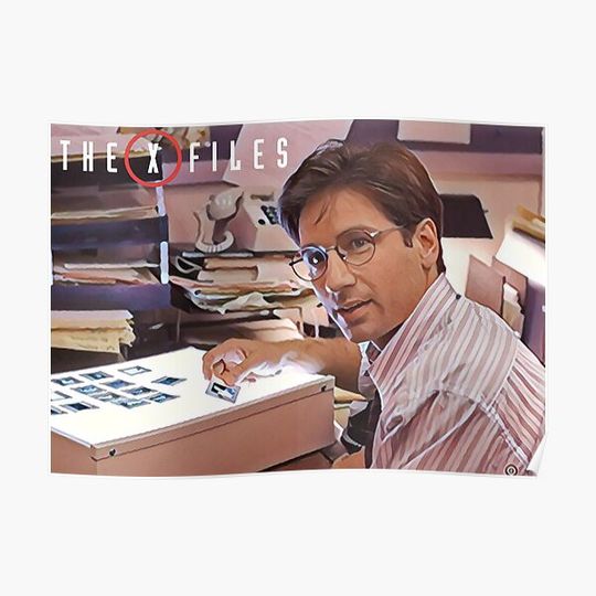 Discover Introducing Special Agent Fox Mulder. Alternative rendering. Premium Matte Vertical Poster