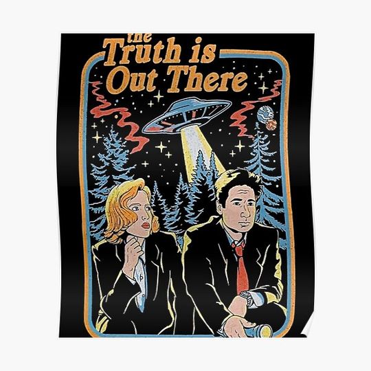 Discover Funny X-Files Poster - The Truth Is Out There