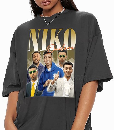 Discover Niko Omilana Vintage Bootleg Tee, Niko Omilana Vintage Graphic Shirt