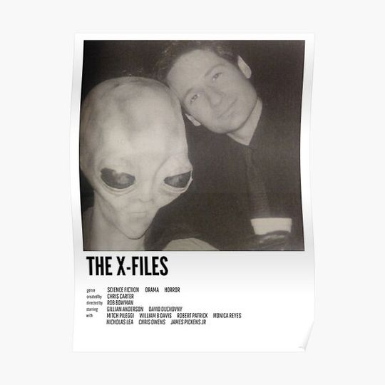 Discover the x-files show/movie poster Premium Matte Vertical Poster