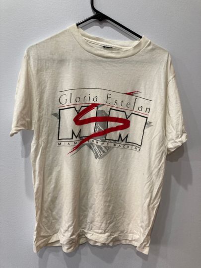 Discover Vintage Gloria Estefan Miami Sound Machine T Shirt