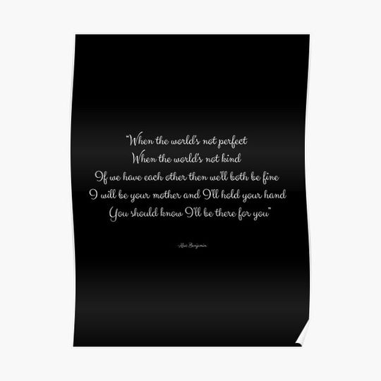 Discover Alec Benjamin - If We Have Each Other Premium Matte Vertical Poster