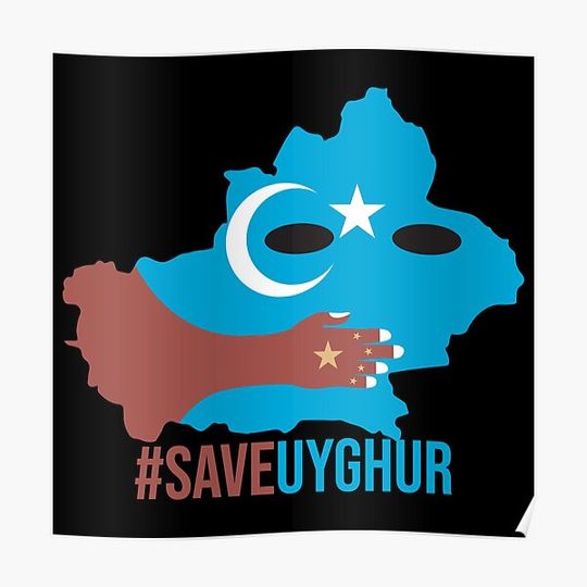 Discover Save Uyghur - Free Uyghurs Premium Matte Vertical Poster