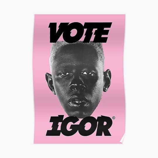 Discover Pink Tyler Premium Matte Vertical Poster