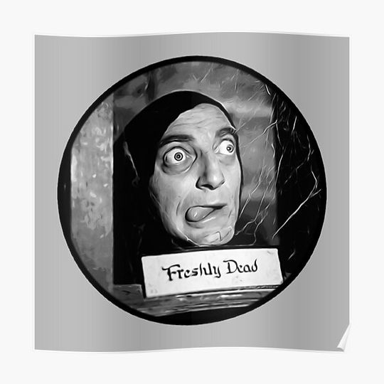 Discover Igor ( Marty Feldman) Everywhere (Bright Grey Background) Premium Matte Vertical Poster