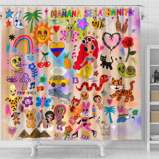 Discover Karol G Manana Sera Bonito, Karol G Shower Curtain