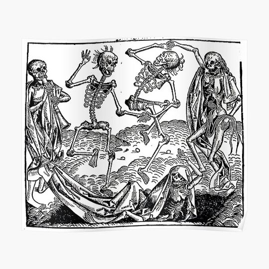 Discover Danse macabre - Michael Wolgemut Premium Matte Vertical Poster