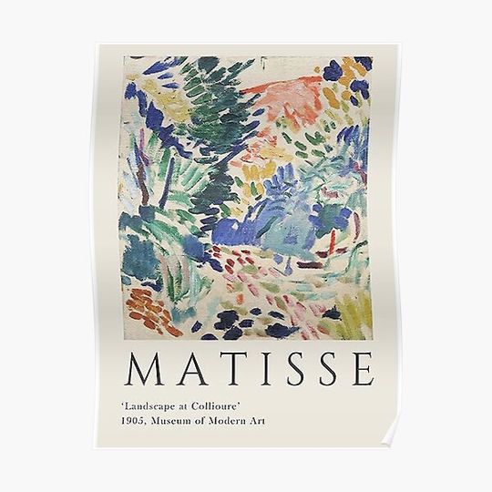 Discover Henri-Landscape at Collioure Premium Matte Vertical Poster