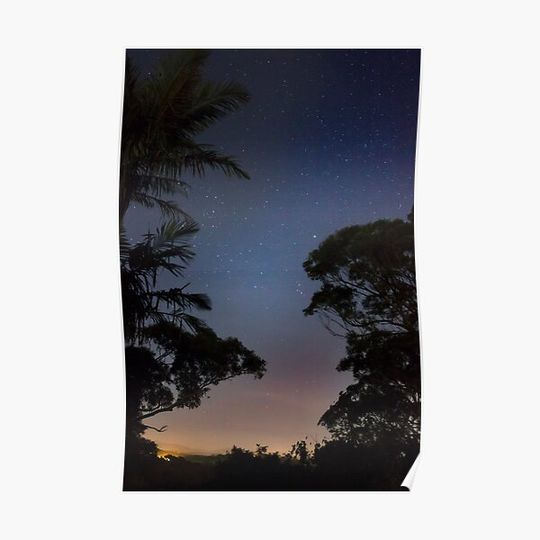 Discover Stary Night Premium Matte Vertical Poster