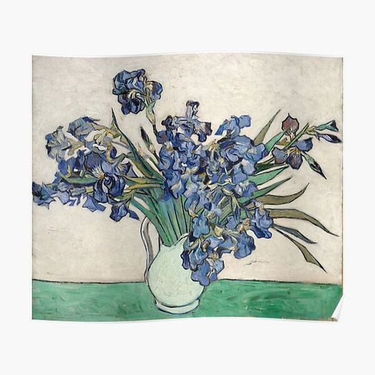 Discover Vincent van Gogh - Irises Premium Matte Vertical Poster