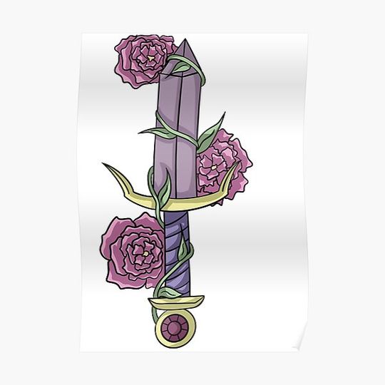 Discover Cutesy Dagger Premium Matte Vertical Poster