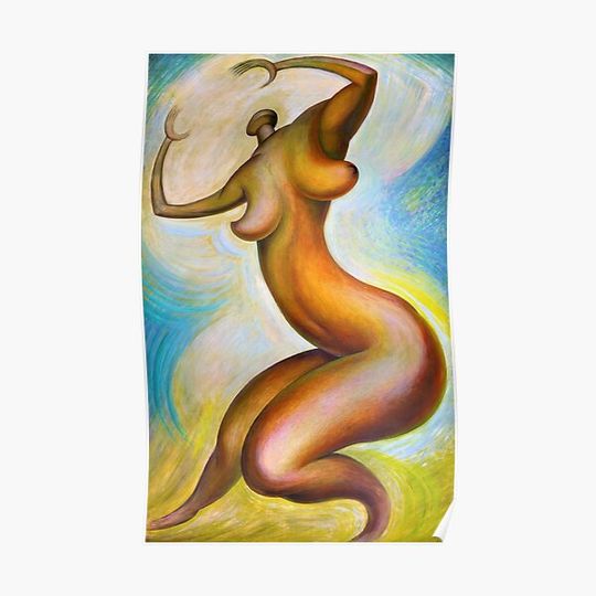 Discover 12,000pixel-500dpi - Diego Rivera - Dancing to the Sun - Digital Remastered Edition Premium Matte Vertical Poster