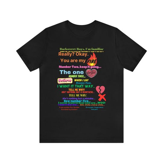 Discover I want it that way Brooklyn 99 T shirt