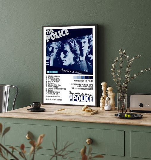 Discover The Police Reggatta de Blanc Spotipix Album Cover Poster