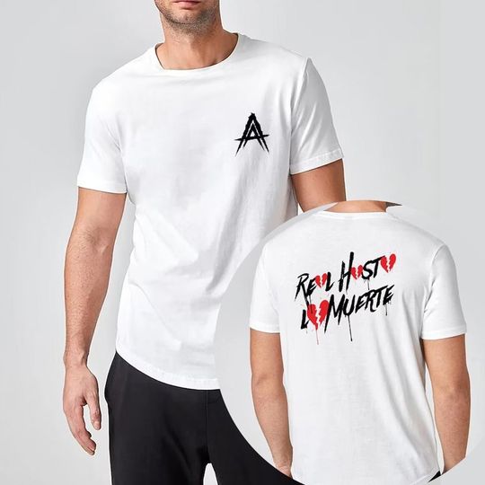 Discover Anuel AA Real Hasta La Muerte 2 Sides T-shirt