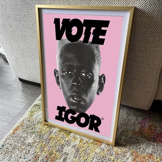 Discover Tyler The Creator - Vote Igor Poster Pink