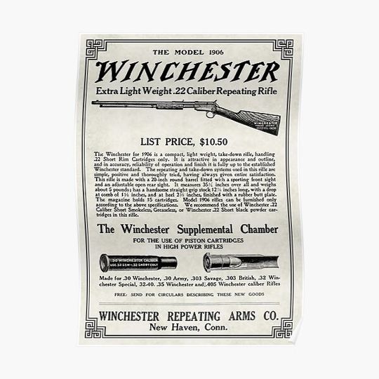 Discover Vintage 1906 Advertising Art Premium Matte Vertical Poster