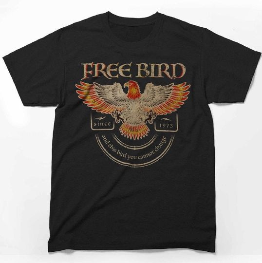 Discover Free Bird Eagle Since 1973 Shirt, Lynyrd Skynyrd Free Bird Shirt