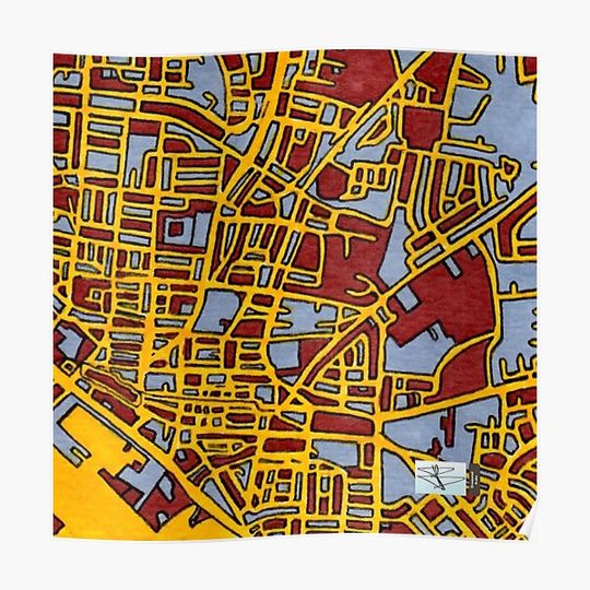 Discover Oranjestad, Aruba Premium Matte Vertical Poster