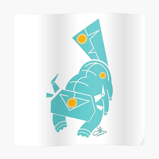 Discover Sky bison Premium Matte Vertical Poster