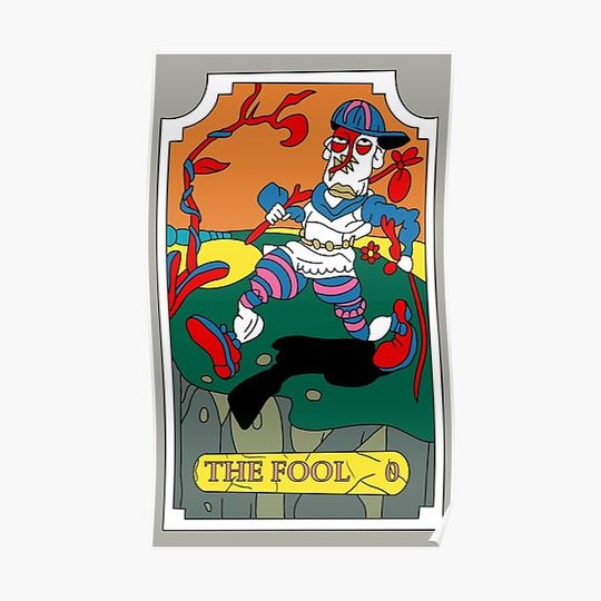 Discover The Fool JoJo Tarot Card - HD Premium Matte Vertical Poster