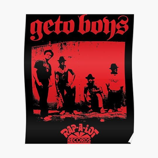 Discover The Beginning Of All Classics Geto Boys Gb2 Red Trending Premium Matte Vertical Poster