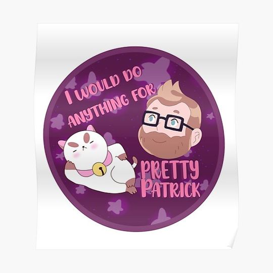 Discover Bee and Puppycat Pretty Patrick Premium Matte Vertical Poster