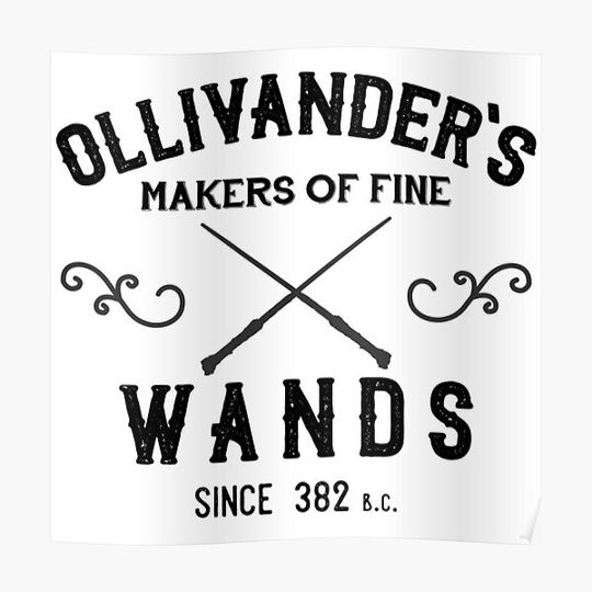 Discover Ollivander's Wands Premium Matte Vertical Poster