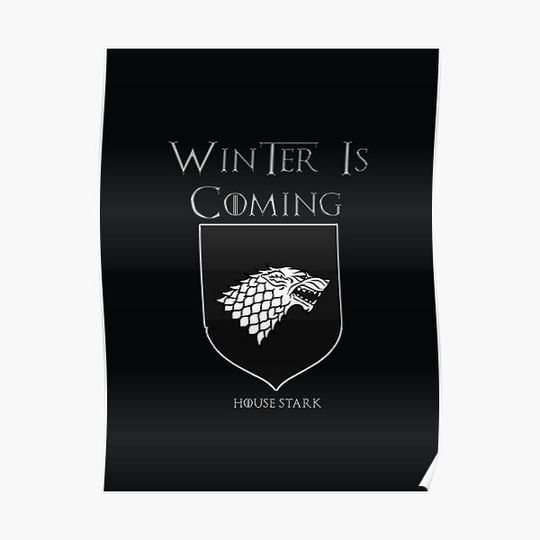 Discover Winter is coming | House stark Premium Matte Vertical Poster