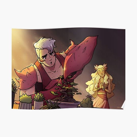Discover Scorpia + Perfuma (She-ra and the Princesses of Power) Premium Matte Vertical Poster