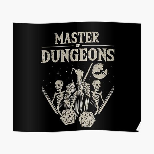 Discover Master of Dungeons Premium Matte Vertical Poster