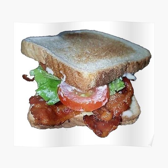 Discover bacon lettuce and tomato sandwich. blt sandwich, blt, Premium Matte Vertical Poster
